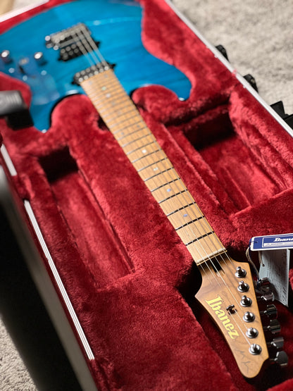 Ibanez Martin Miller Signature MM1 - Transparent Aqua Burst