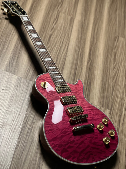 Soloking SLS50QM T3 with 5A Quilt Top in Magenta Surf ML2023070303