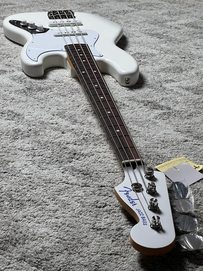 Fender MIJ Limited Jazz Bass with RW FB in Blanc JD25024982