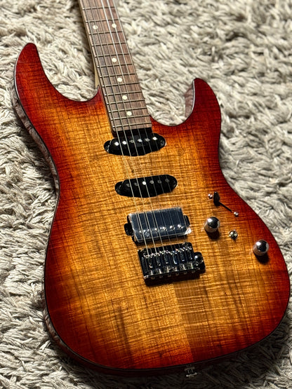 Fujigen FGN Odyssey Series J Standard JOS2-DU-EW2-R/KNB in Koa Natural Burst