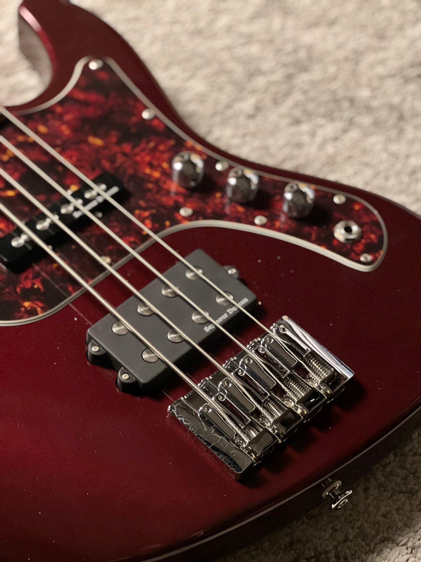 Fujigen FGN Mighty Jazz JMJ2-AL- R/AZM in Azuki Metallic