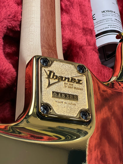 Ibanez JS1GD Joe Satriani Signature in Gold Boy with Case Limited Edition F2507381