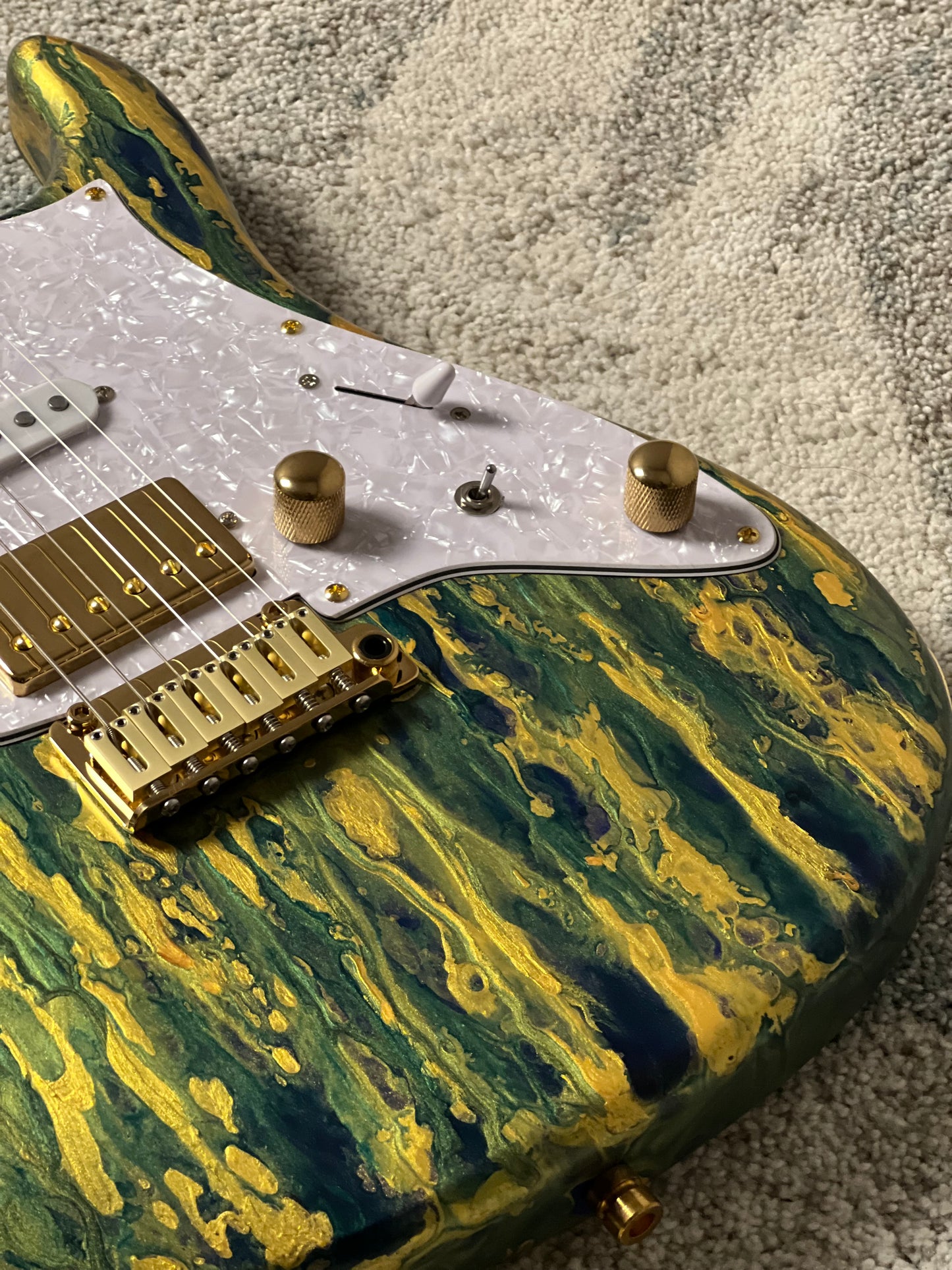 SLX X Dhatarattha Custom DST in Malibu Shmear with Maple FB