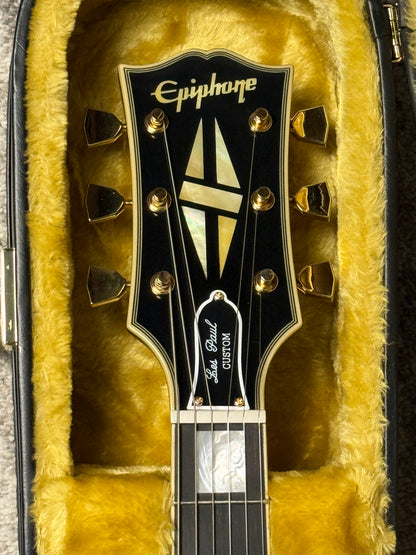 Epiphone Inspired by Gibson Custom 1957 Les Paul Custom Reissue in Ebony