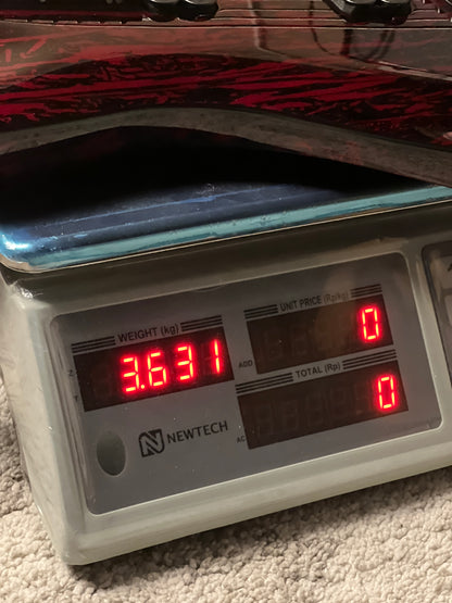 Schecter C-7 MS Silver Mountain in Blood Moon W21072228