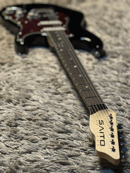 Saito S-622CS SSH Heritage with Rosewood in Black with Tortoise PG 253040