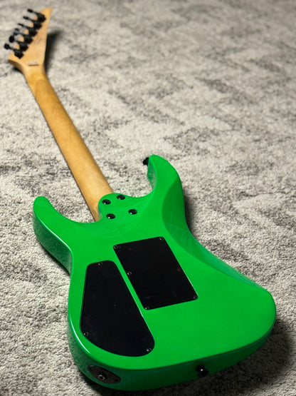 Jackson FSR X Series Dinky DK2XR HH with Laurel FB in Neon Green ISJ2210483 (USED)