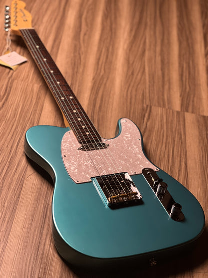 Fender FSR MIJ Hybrid II Telecaster with RW FB in Teal Green Metallic JD24013974