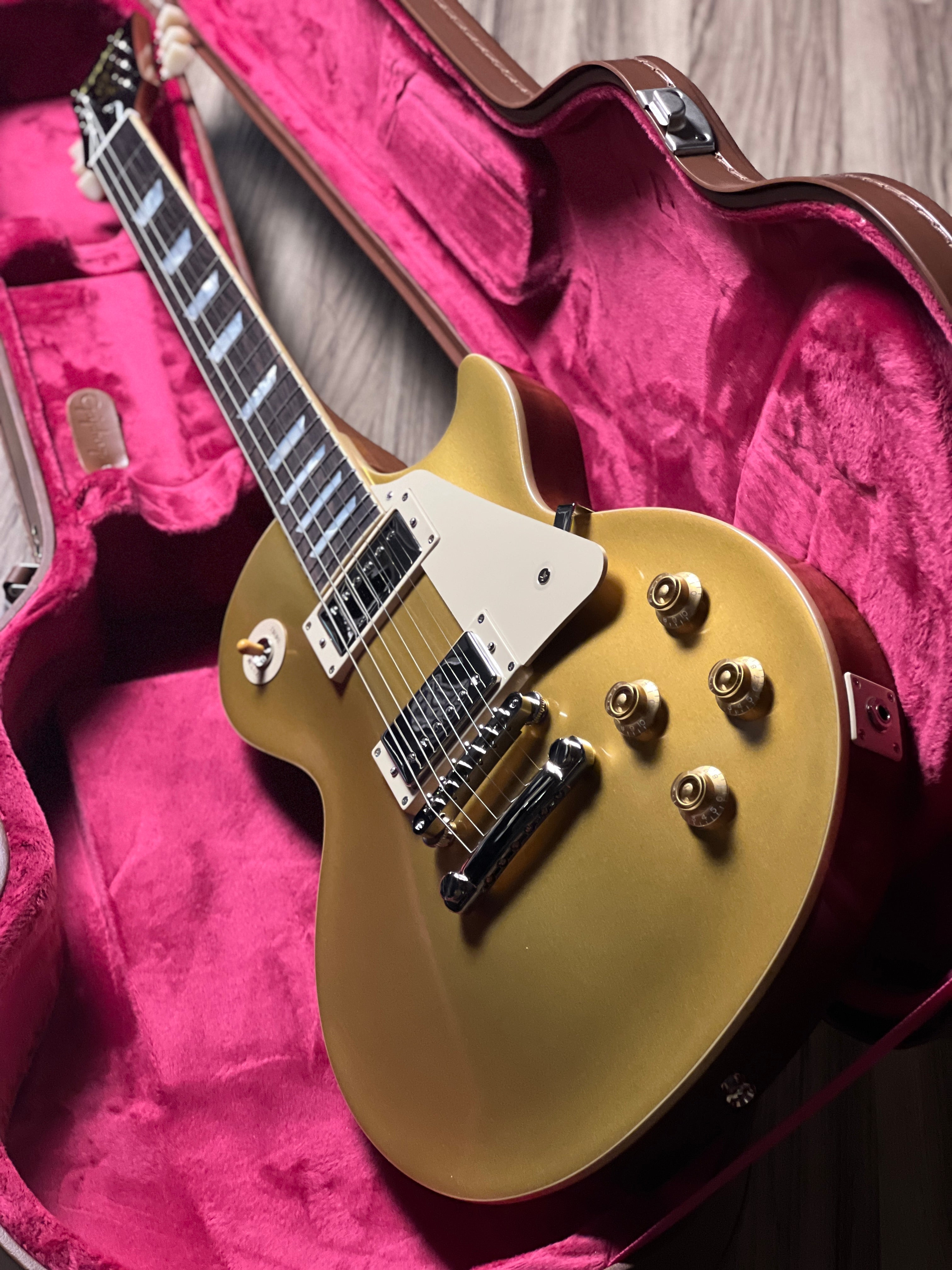 Epiphone 1957 Les Paul Goldtop Reissue in Double Gold w/Case