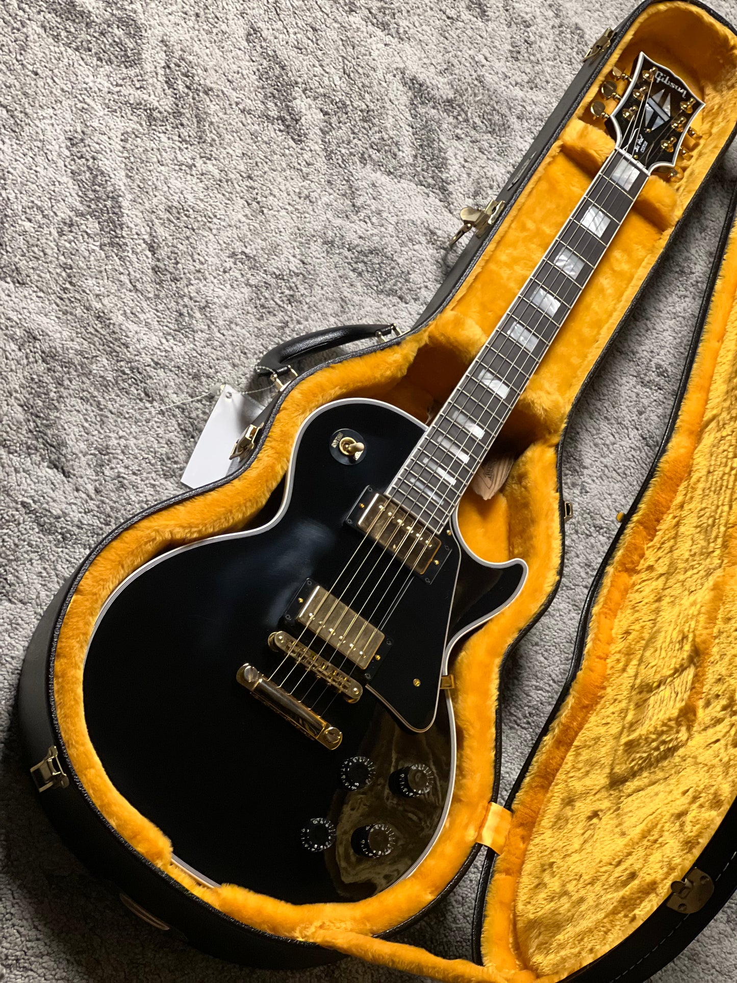 Gibson Les Paul Custom Ebony Fingerboard Gloss Ebony w/ Case CS 403758