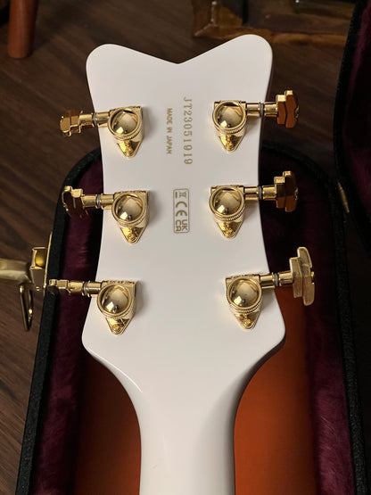 Gretsch G6136TG Players Edition Falcon Hollowbody With Bigsby In White