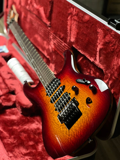 Ibanez S6670SK-STB with Case in Sunset Burst F2600615