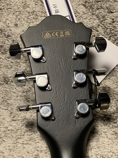 Ibanez AE295-WK Acoustic Guitar in Weathered Black