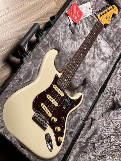 Fender American Professional II Stratocaster With Rosewood FB In Olympic White US23075009