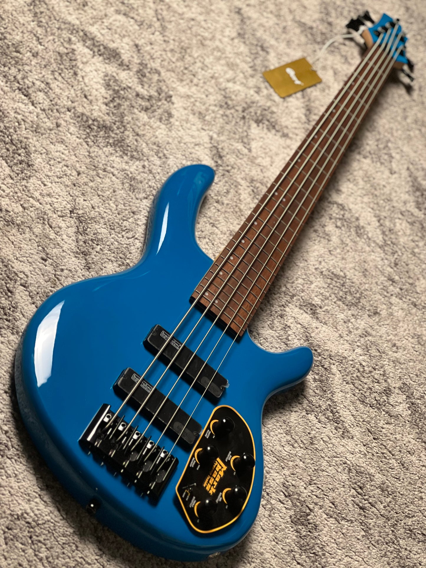 Cort Bass C5 Deluxe-CBL in Candy Blue