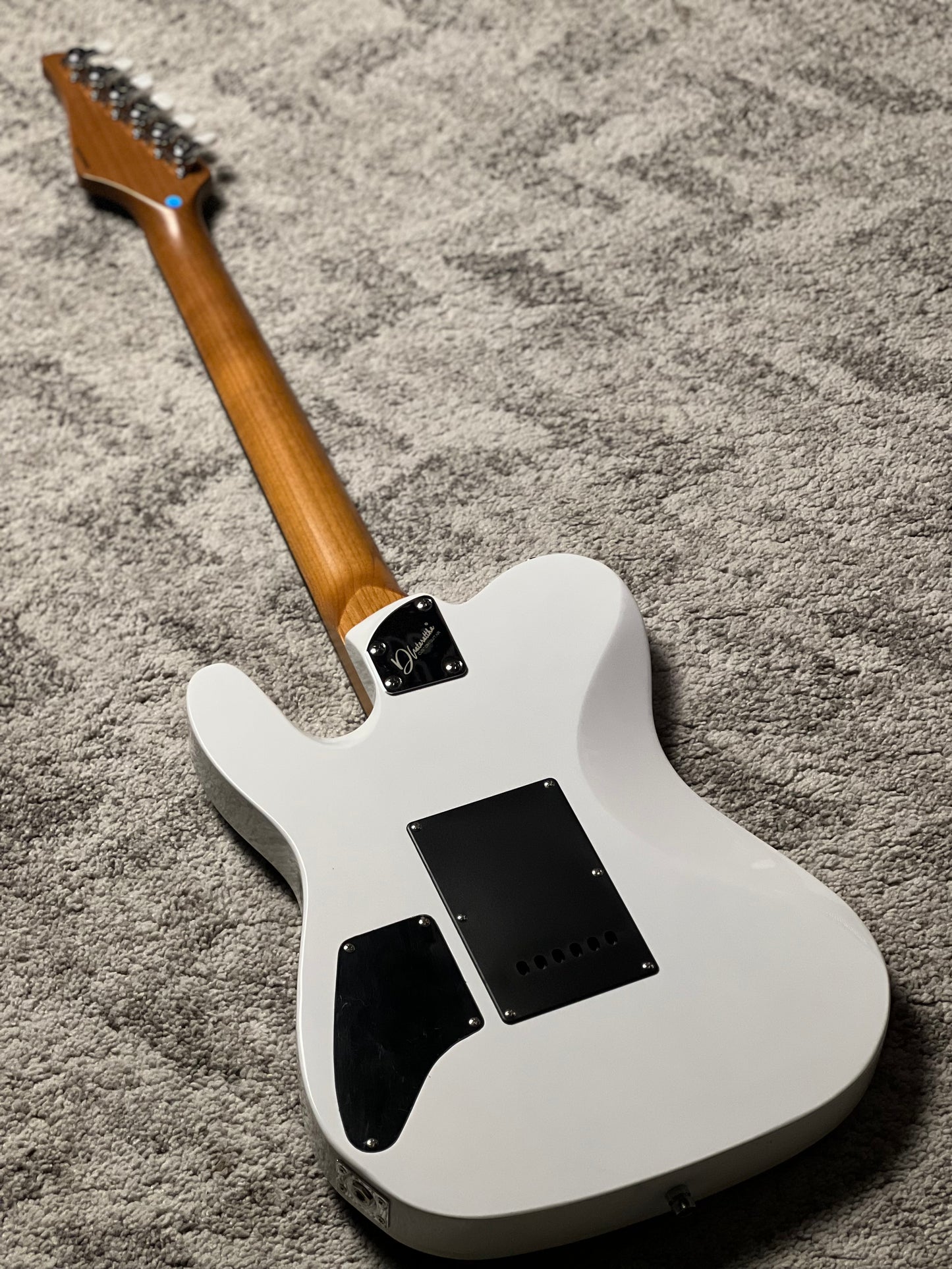 Dhatarattha Custom DTL HH Flame in Atlantic Ocean Blue with Rosewood FB