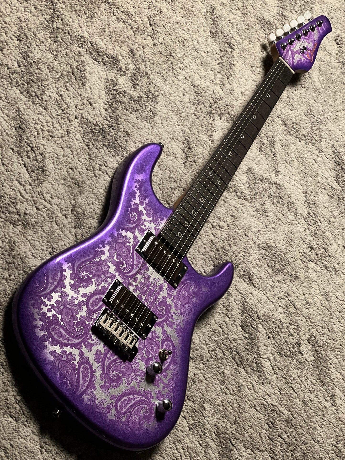 Dhatarattha Performance DST HH in Purple Paisley with Rosewood FB