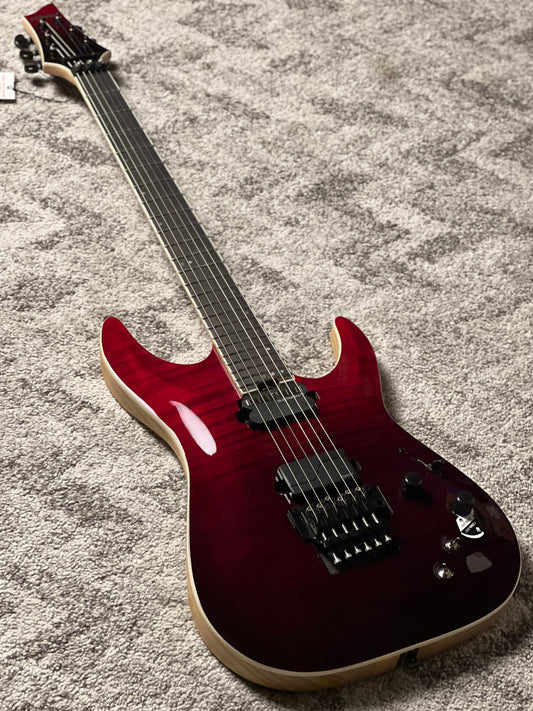 Schecter C-1 FR S SLS Elite in Blood Burst W24111229