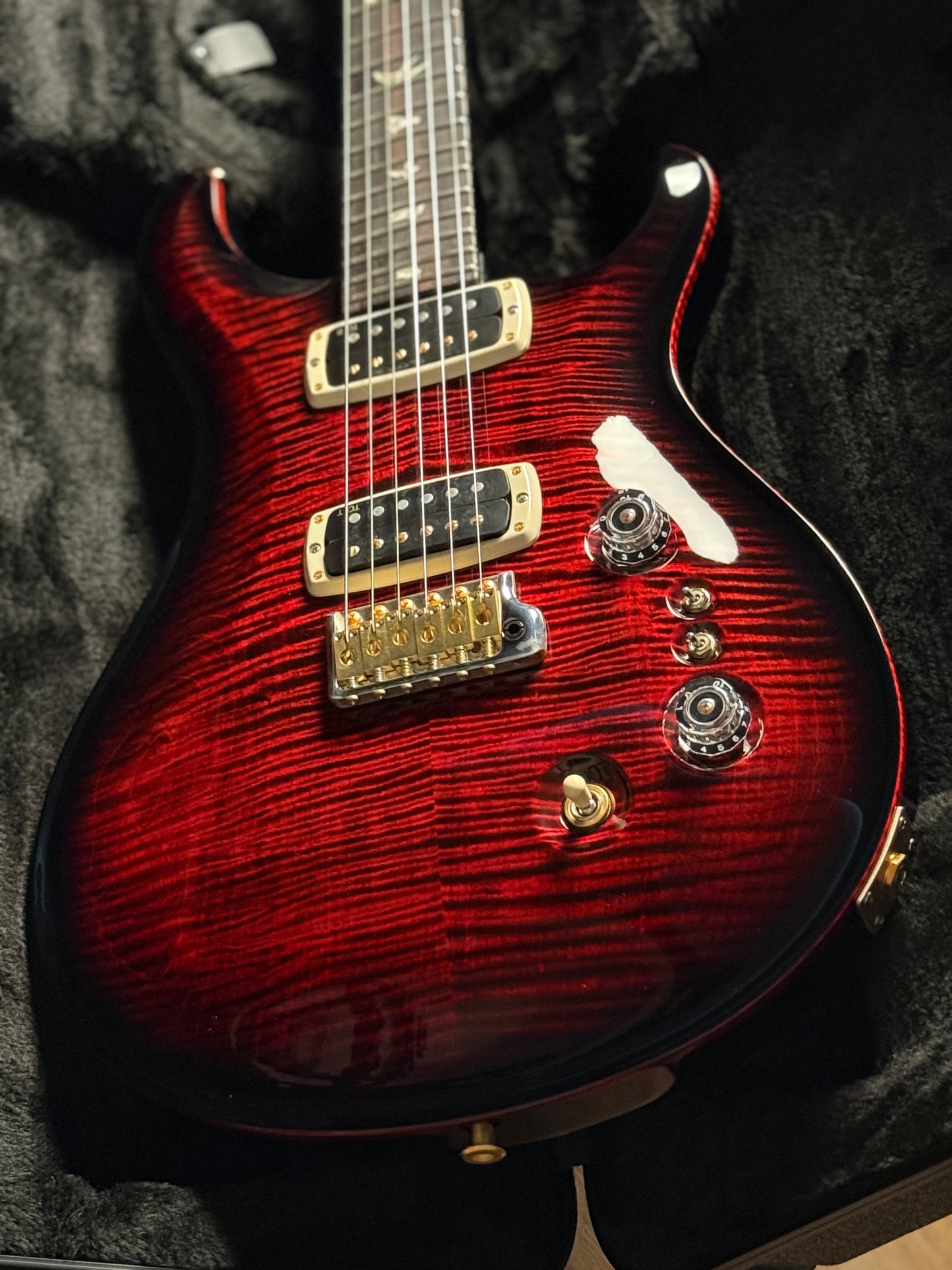 PRS Custom 24-08 10-Top in Fire Smokeburst 0415550