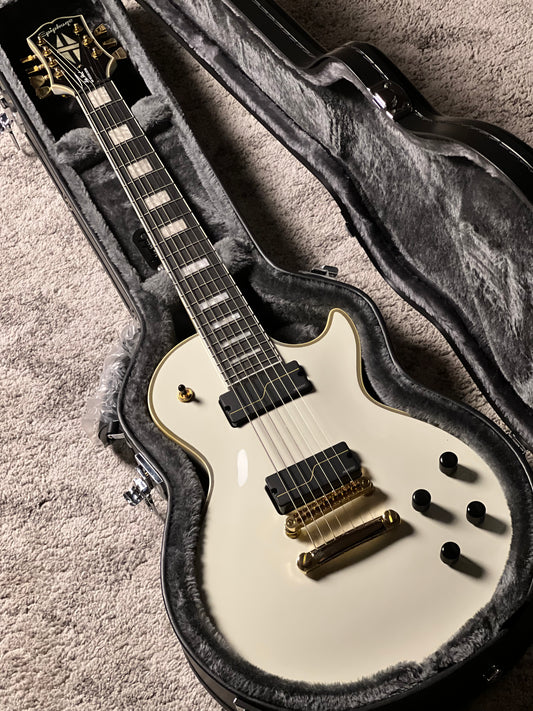 Epiphone Matt Heafy Les Paul Custom Origins 7-String in Bone White (Incl. Hard Case) 25081525831