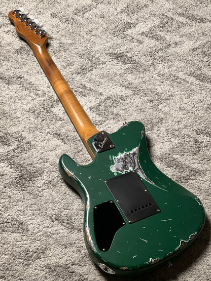 Dhatarattha Performance DTL in Aged Sherwood Green Over Black Paisley with RW FB and Nitrocellulose Lacquer Relic