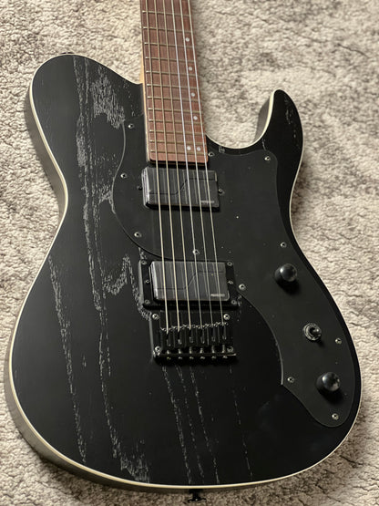 Fujigen FGN J-Standard Iliad JIL-ASH-DE664R OPB in Open Pore Black with Fishman Fluence