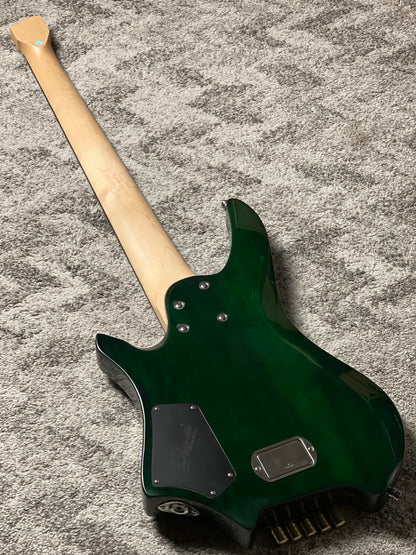 Dhatarattha Custom DEB 5 Headless Bass in Forest Burl Top with RW FB Nafiri Special Run