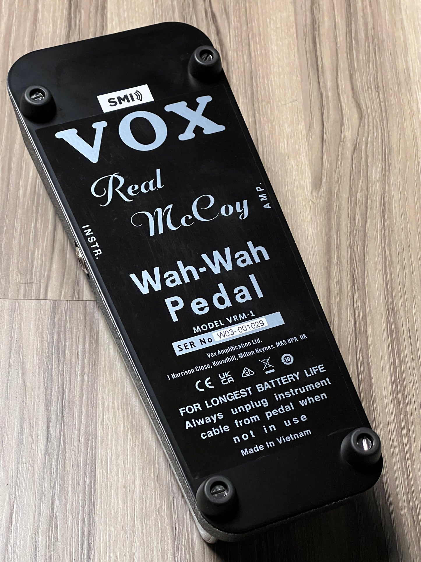 VOX-VRM-1 - Real McCoy Wah Pedal