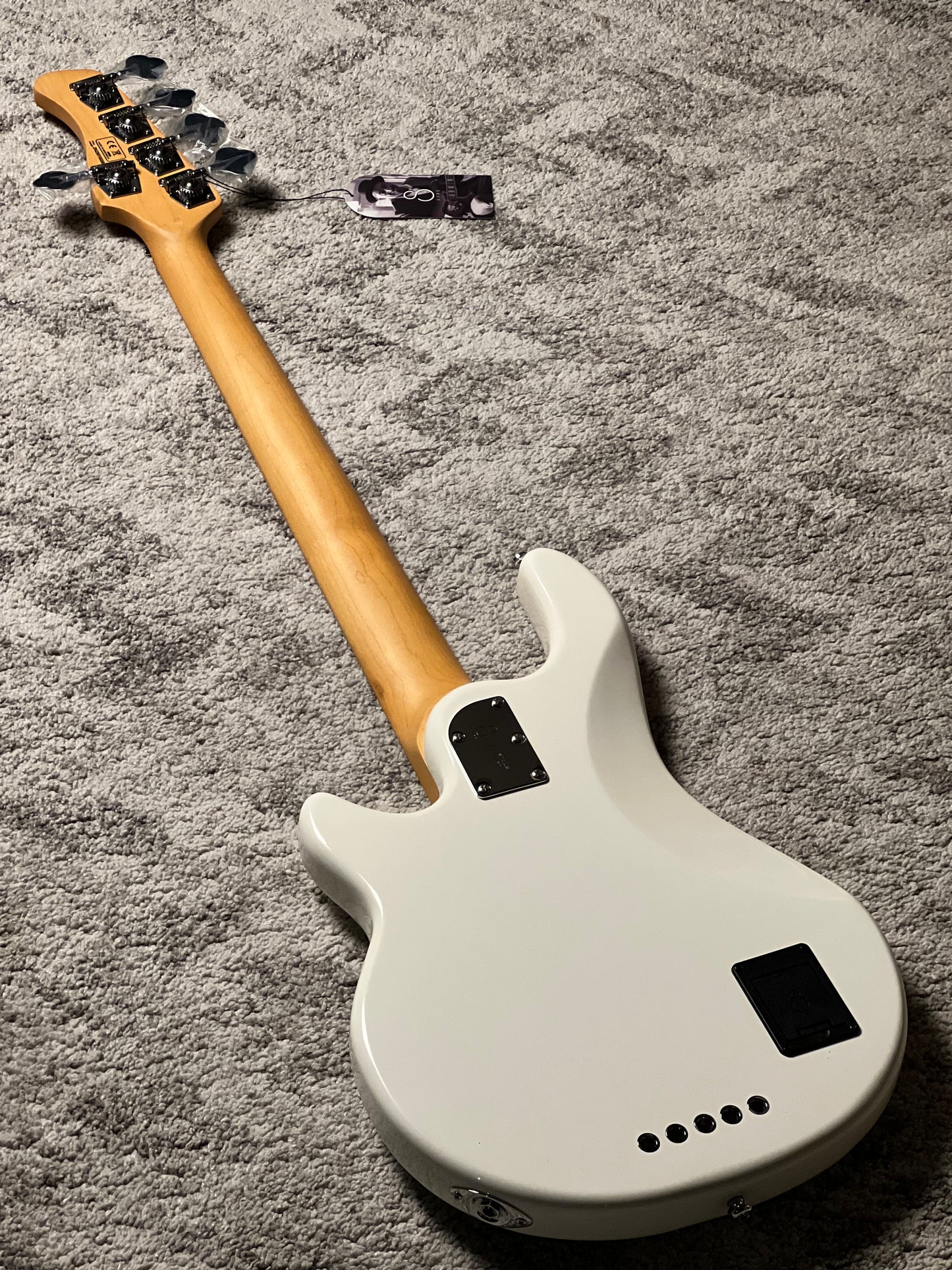 Sire Marcus Miller Z3 5-String Bass Guitar in Antique White