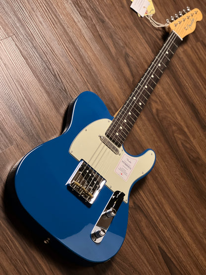 Fender Japan Hybrid II Telecaster with Rosewood FB in Forest Blue JD23020067
