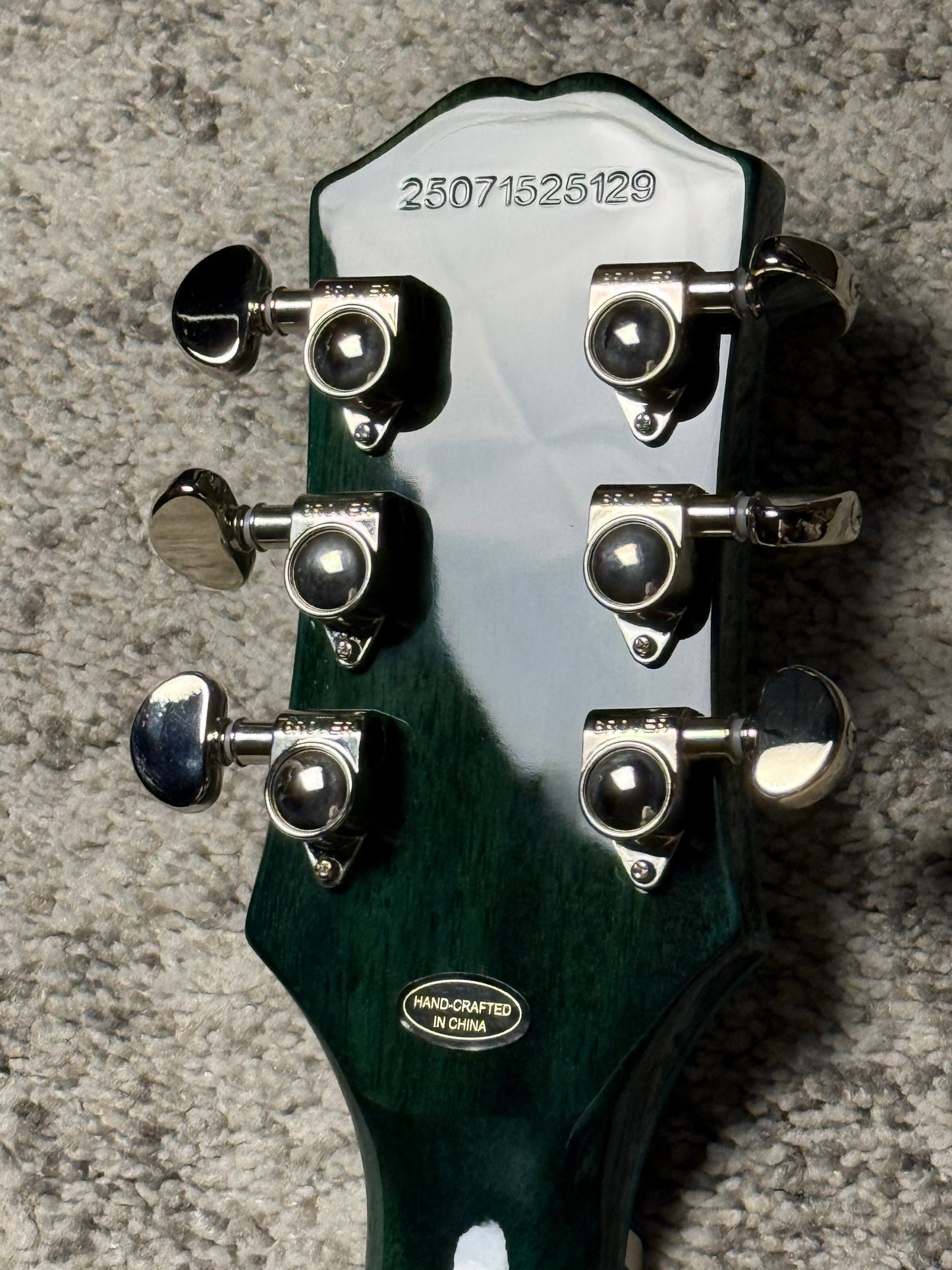 Epiphone Les Paul Custom Widow in Peacock Green