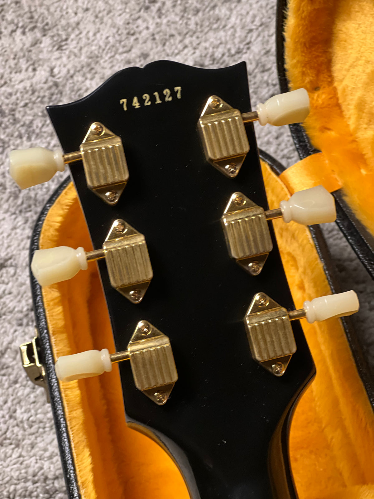 Gibson 1957 Les Paul Custom Reissue VOS - Ebony 2-Pickup 742127