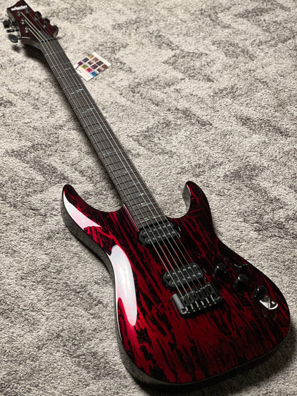Schecter C-1 Silver Mountain - Blood Moon W21080117