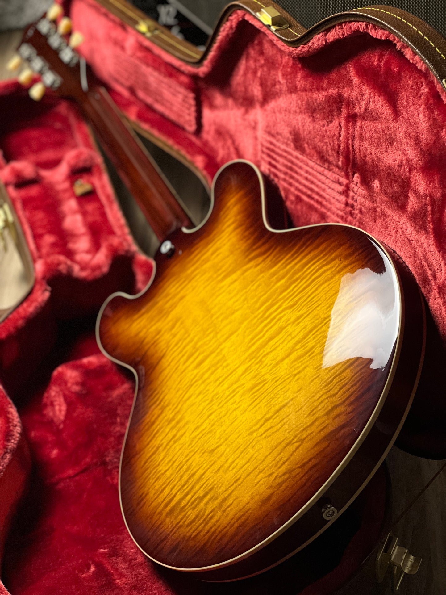 Gibson ES-335 Figured Semi Hollow Body in Iced Tea w/Case 228340110