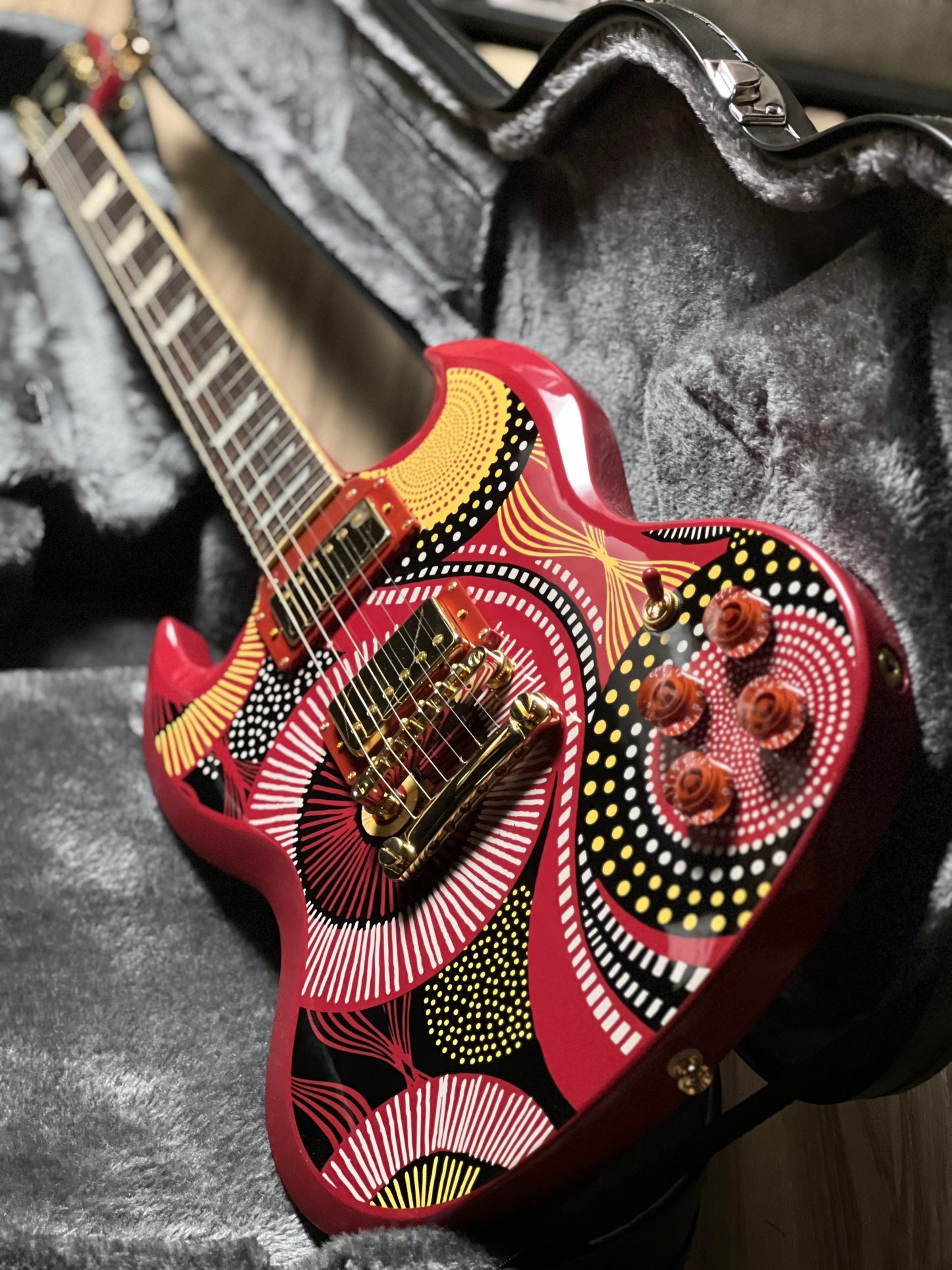 Epiphone SG Fatoumata Diawara in Ember Red w/Graphic 25071522528