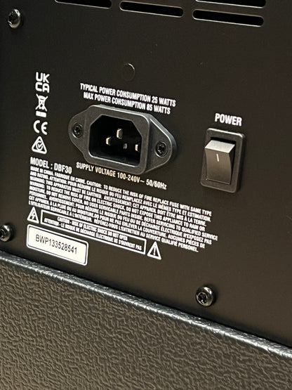 Laney DBF30 Digbeth Foundry 30 watt 1 x 8 inch Bass Combo Amplifier