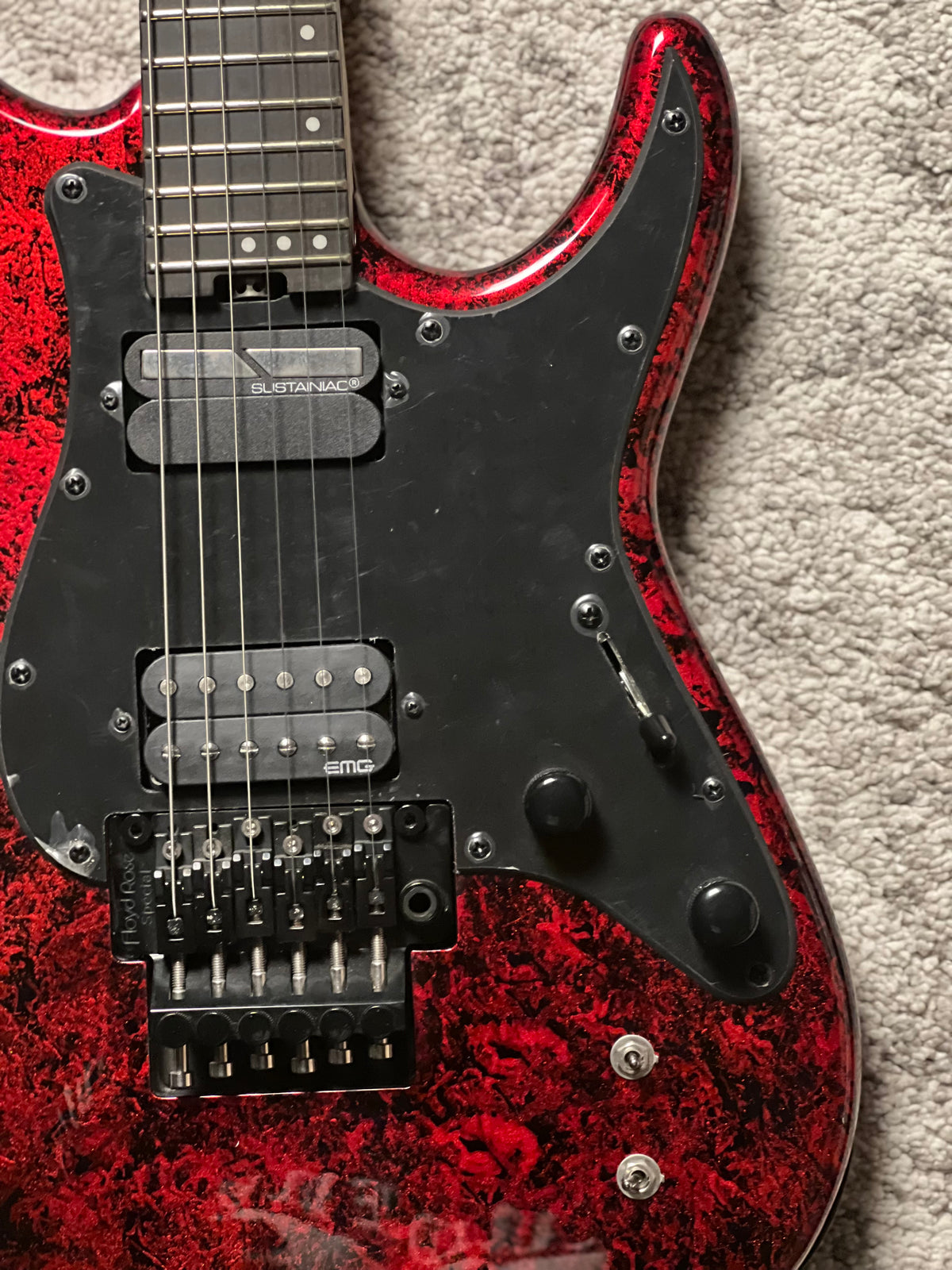 Schecter Sun Valley Super Shredder FR-S in Red Reign IM25042838