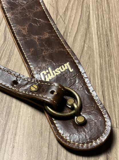 Gibson Strap Guitar The Vintage Saddle in Brown ASVS-BRN