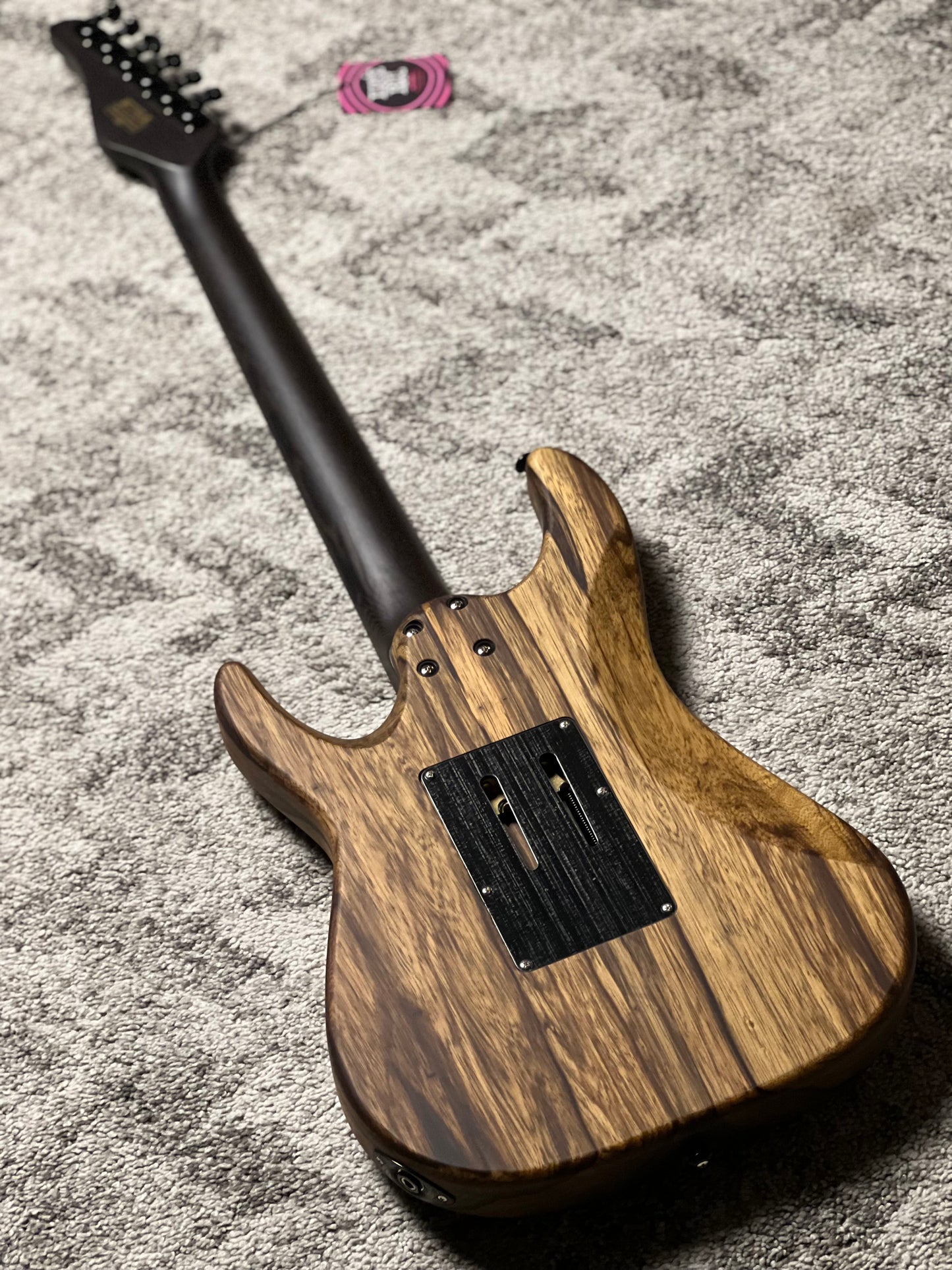 Schecter Sun Valley Super Shredder Exotic in Black Limba W26010860