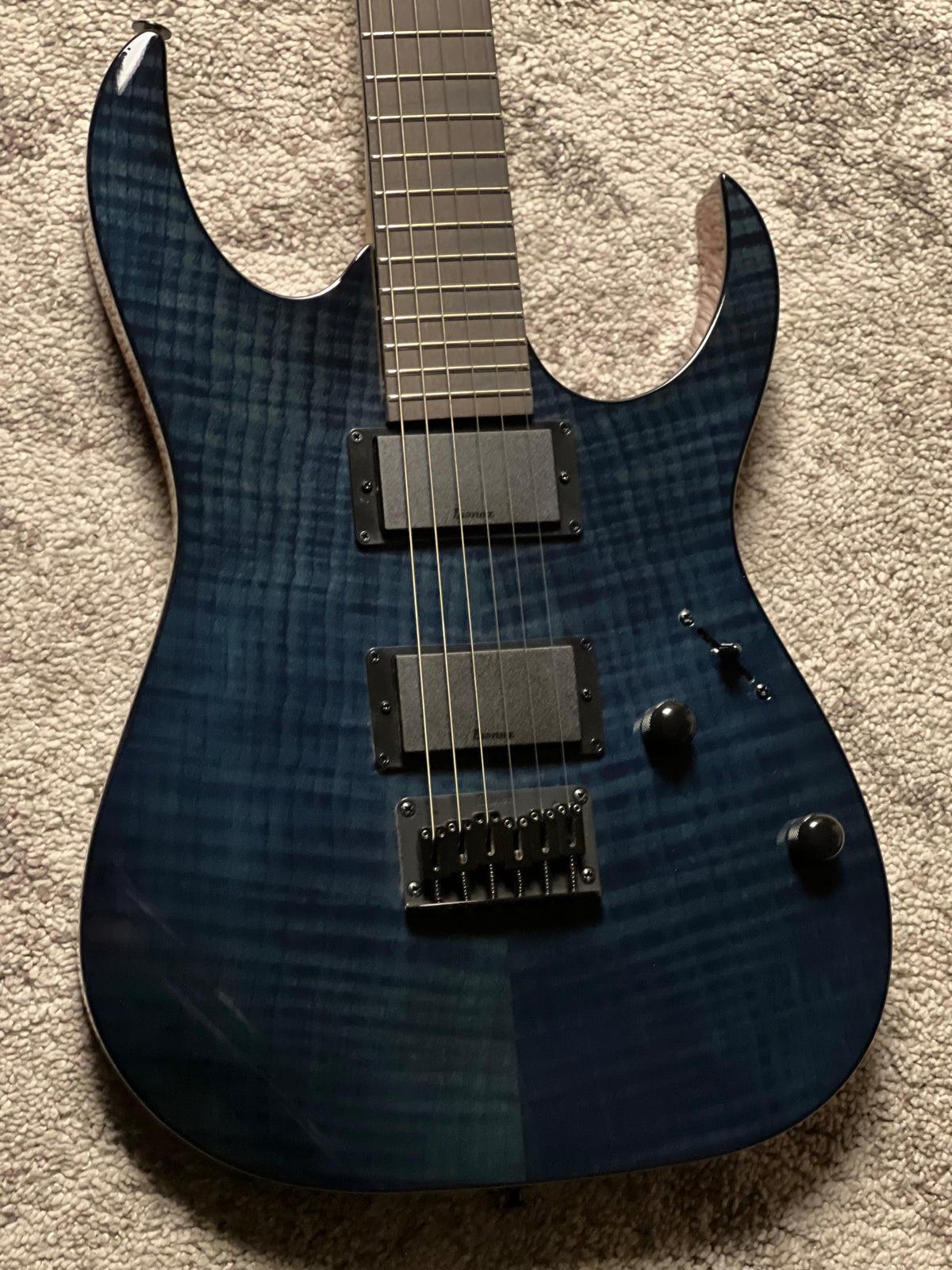 Ibanez GRGR221FA-TDK in Transparent Indigo Black