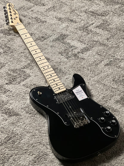 Fender Japan Traditional II 70s Telecaster Custom with Maple FB in Black JD25034223