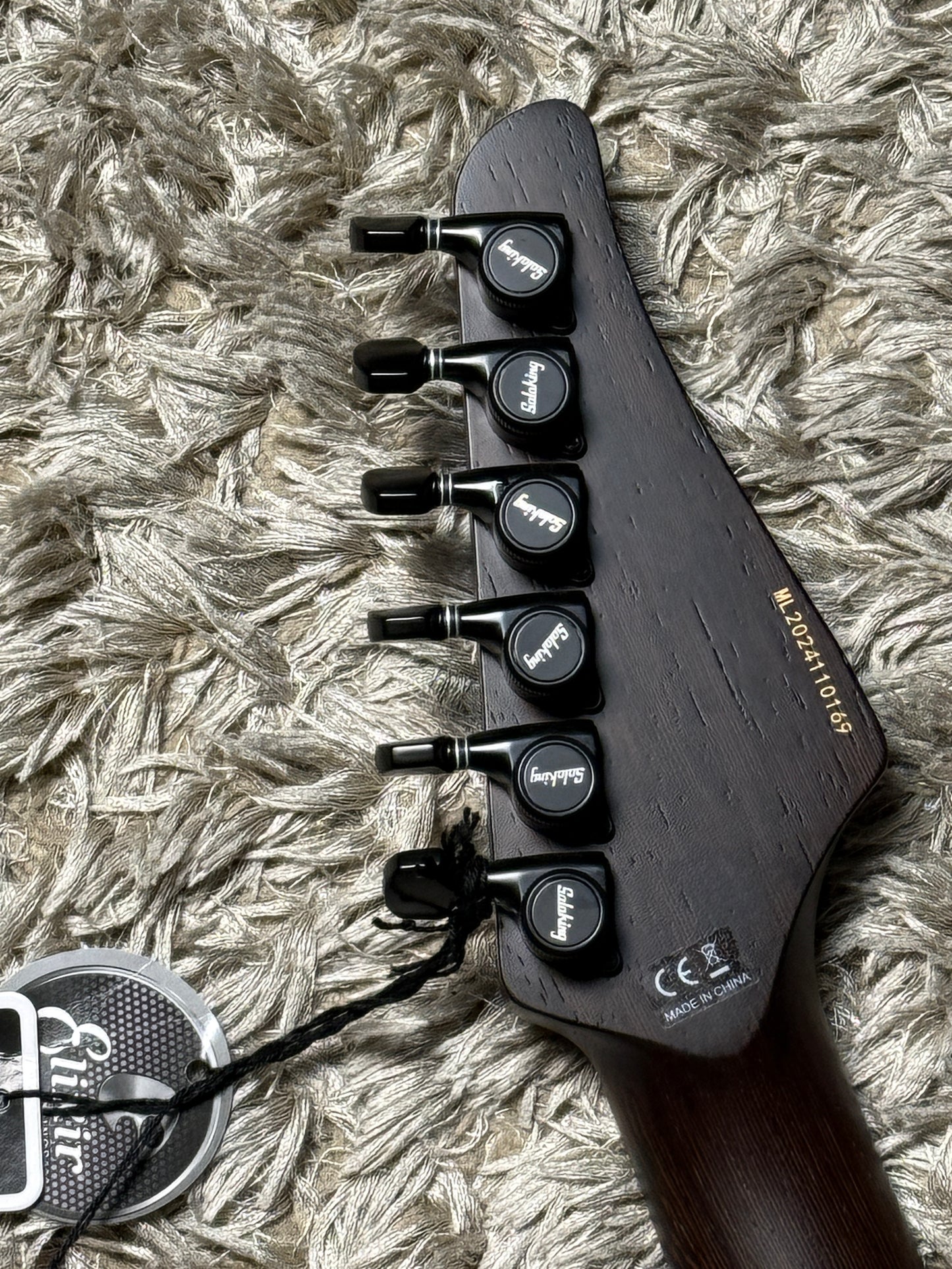 Soloking MJM-1 Custom HH with Wenge Neck in Driftwood Black