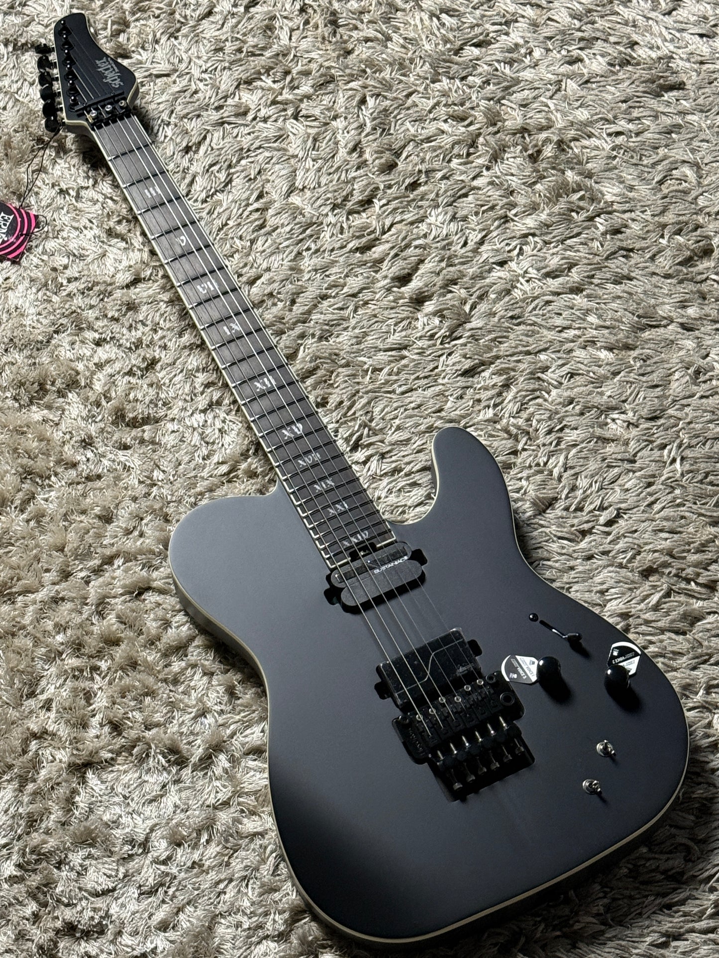 Schecter PT FR-S SLS Elite Evil Twin in Satin Black W26010893