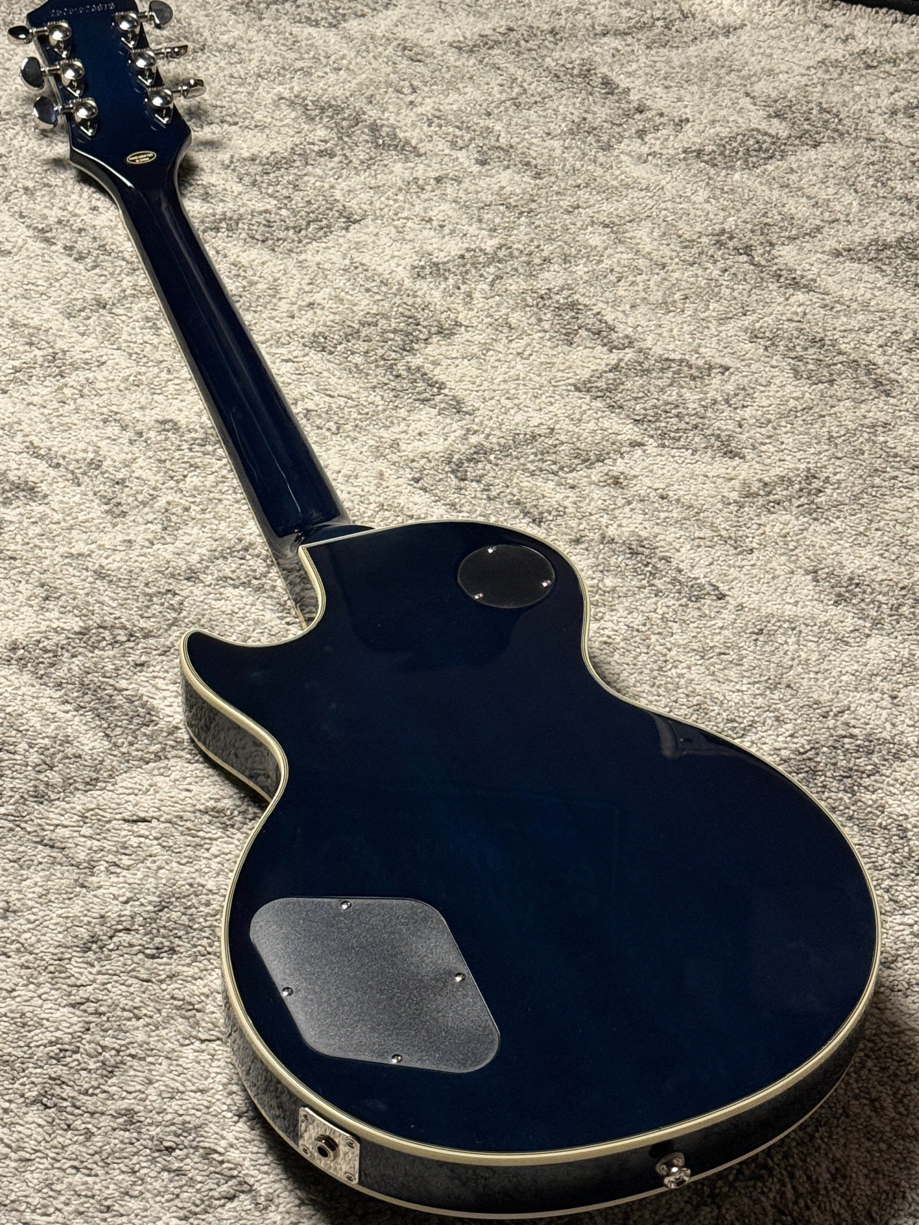 Epiphone Les Paul Custom Quilt in Viper Blue w/Premium GigBag