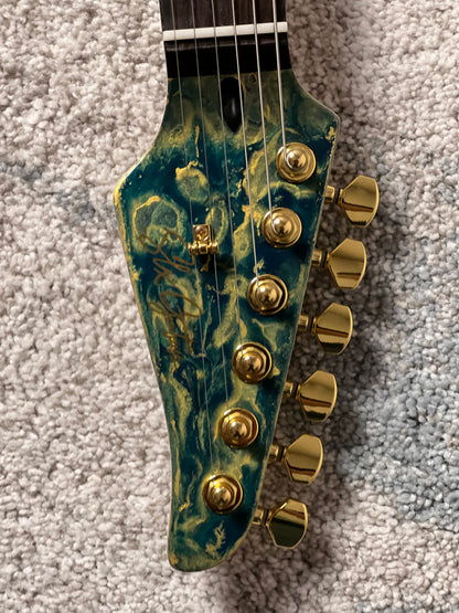 SLX X Dhatarattha Custom DST in Malibu Shmear with Rosewood FB