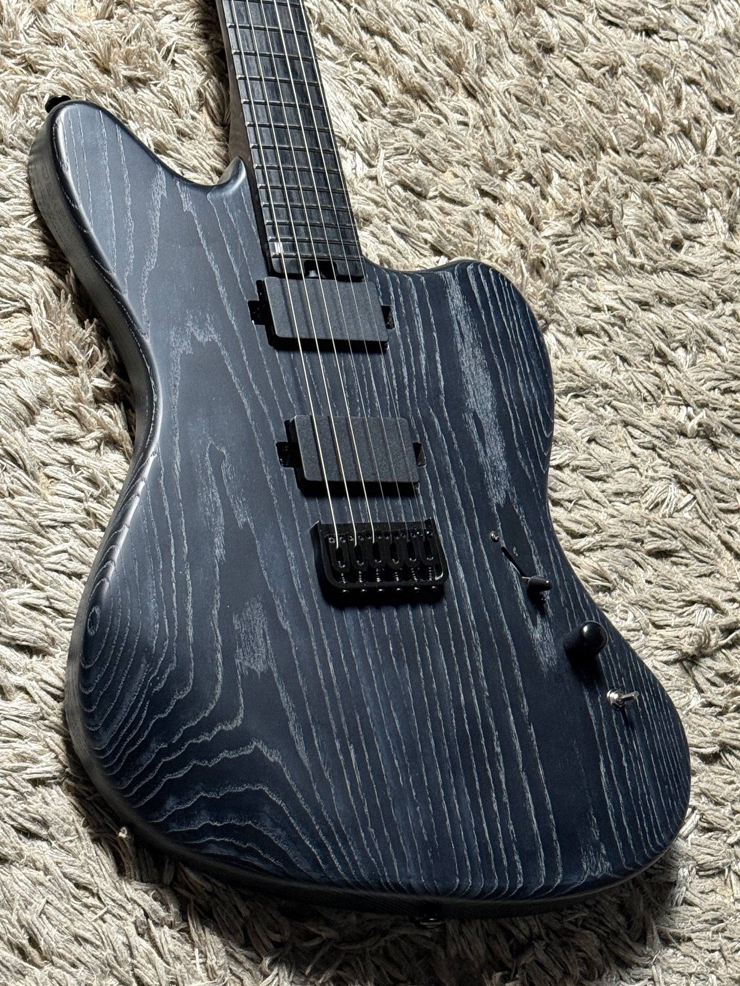 Soloking MJM-1 Custom HH with Wenge Neck in Driftwood Black