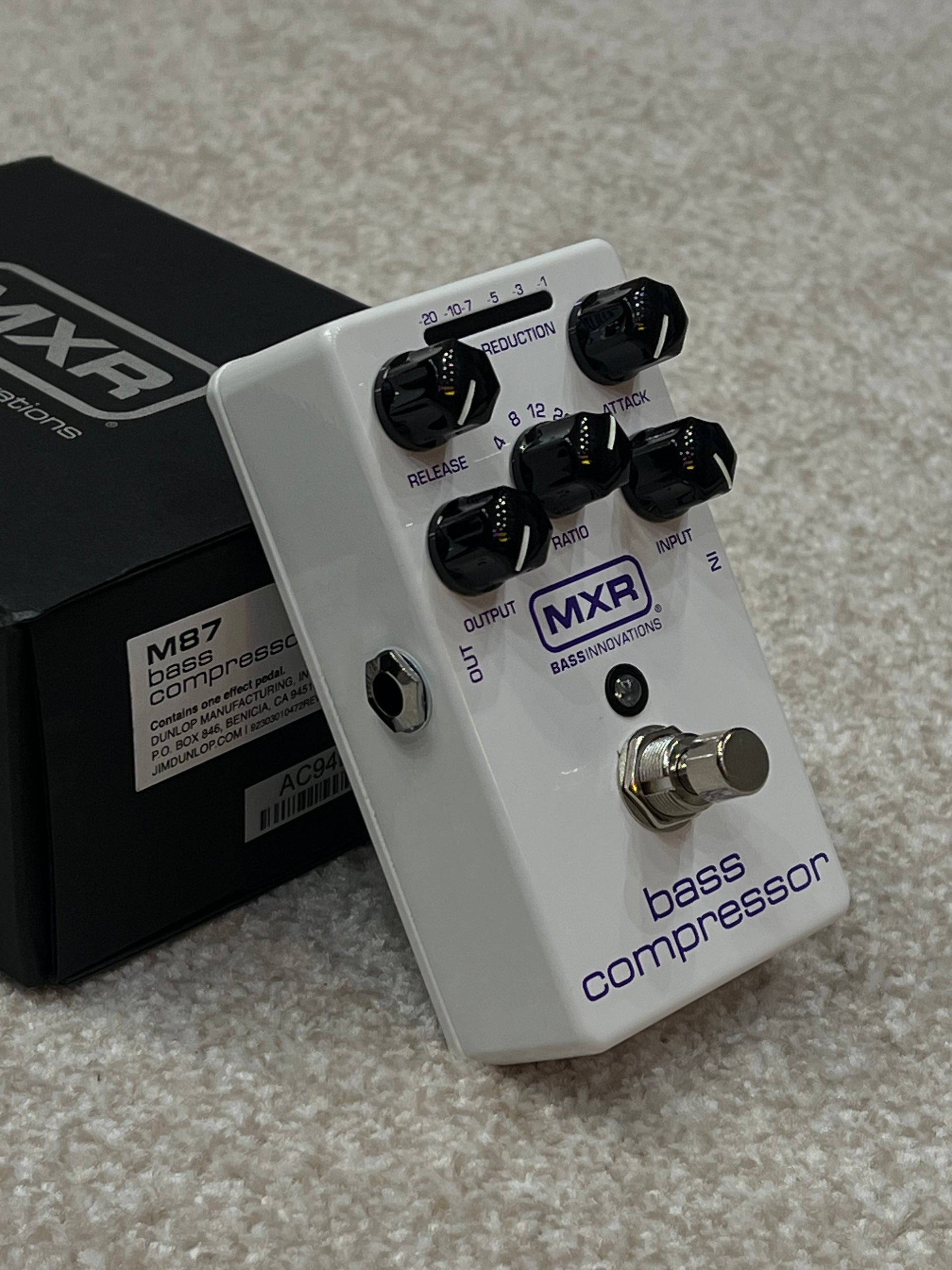 MXR M87 Bass Compressor Guitar Effects Pedal –