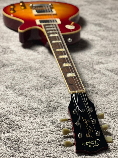 Tokai Love Rock Custom Shop LS-200F 5A CS Premium Series 5A Solid Flame Top in Cherry Sunburst 2246457