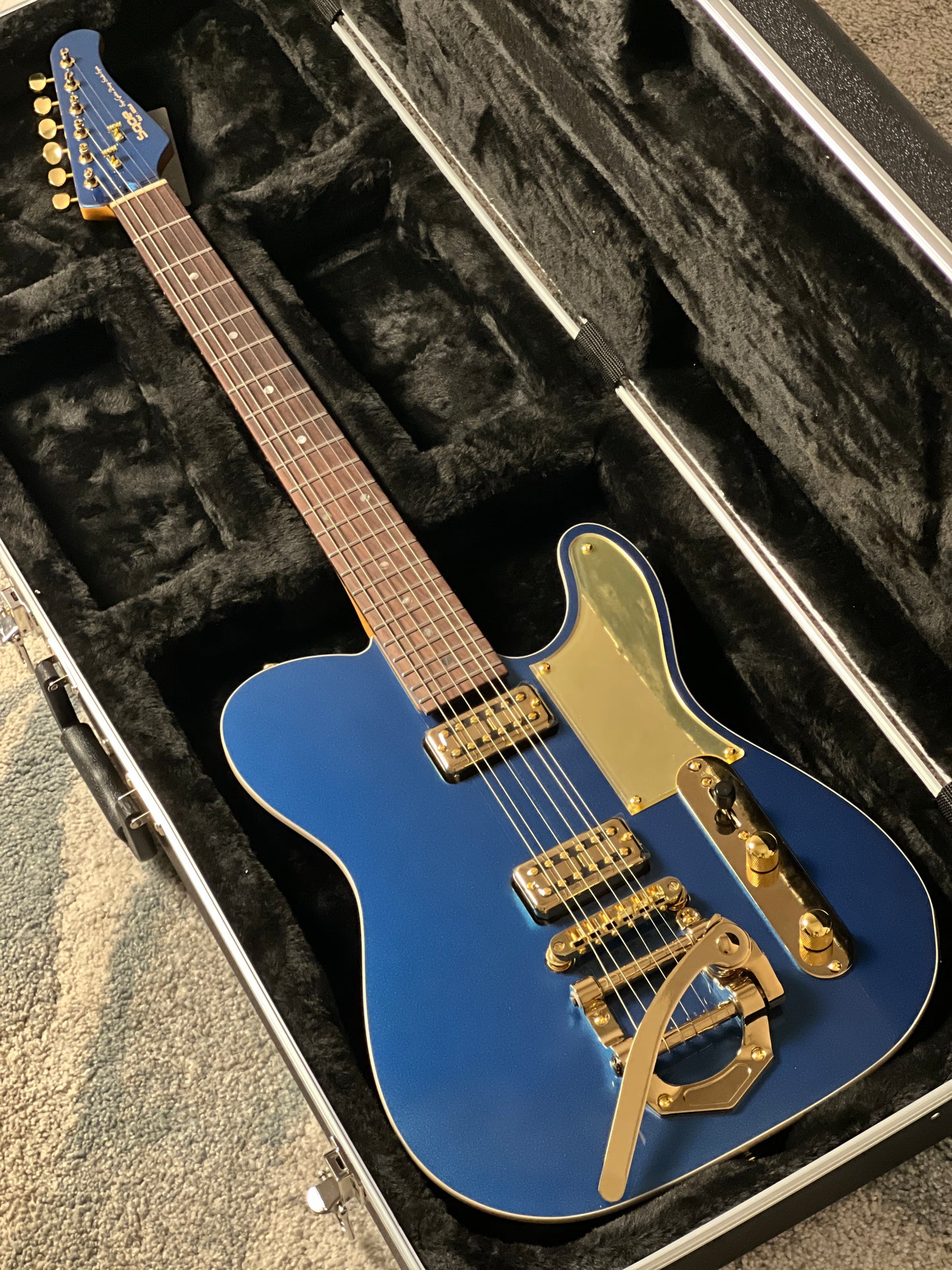 SQOE SETL1000FR Premium Custom Series Professional Limited Edition in Deep Sea Blue