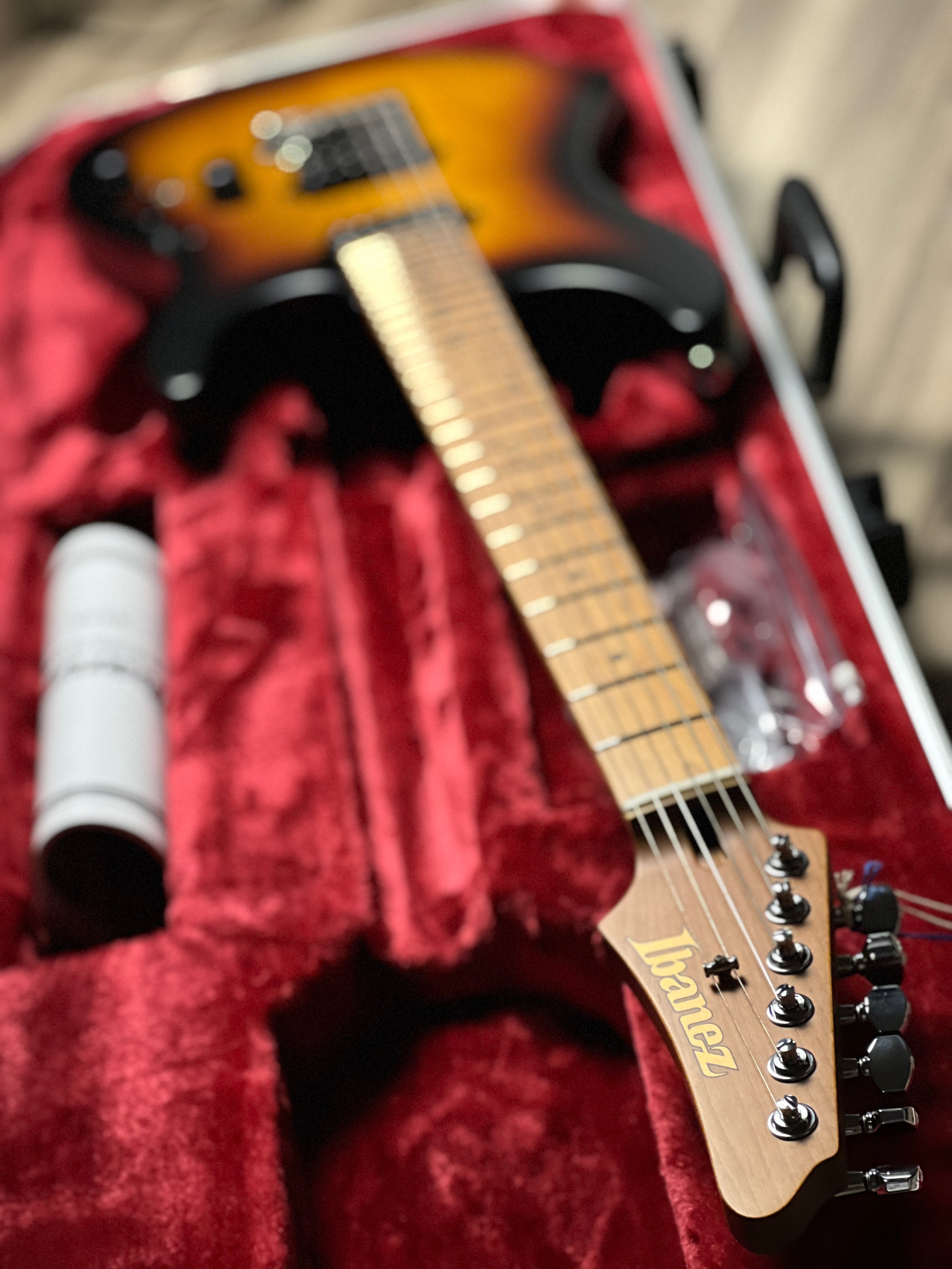 Ibanez Prestige Japan AZ2402-TFF in Tri Fade Burst Flat